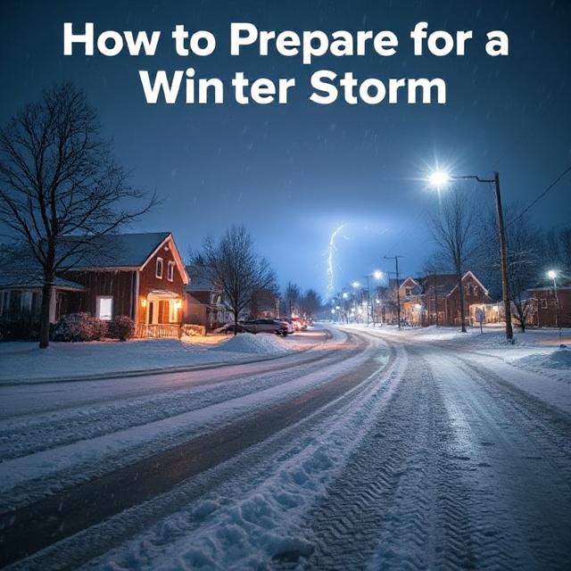 A winter safety kit